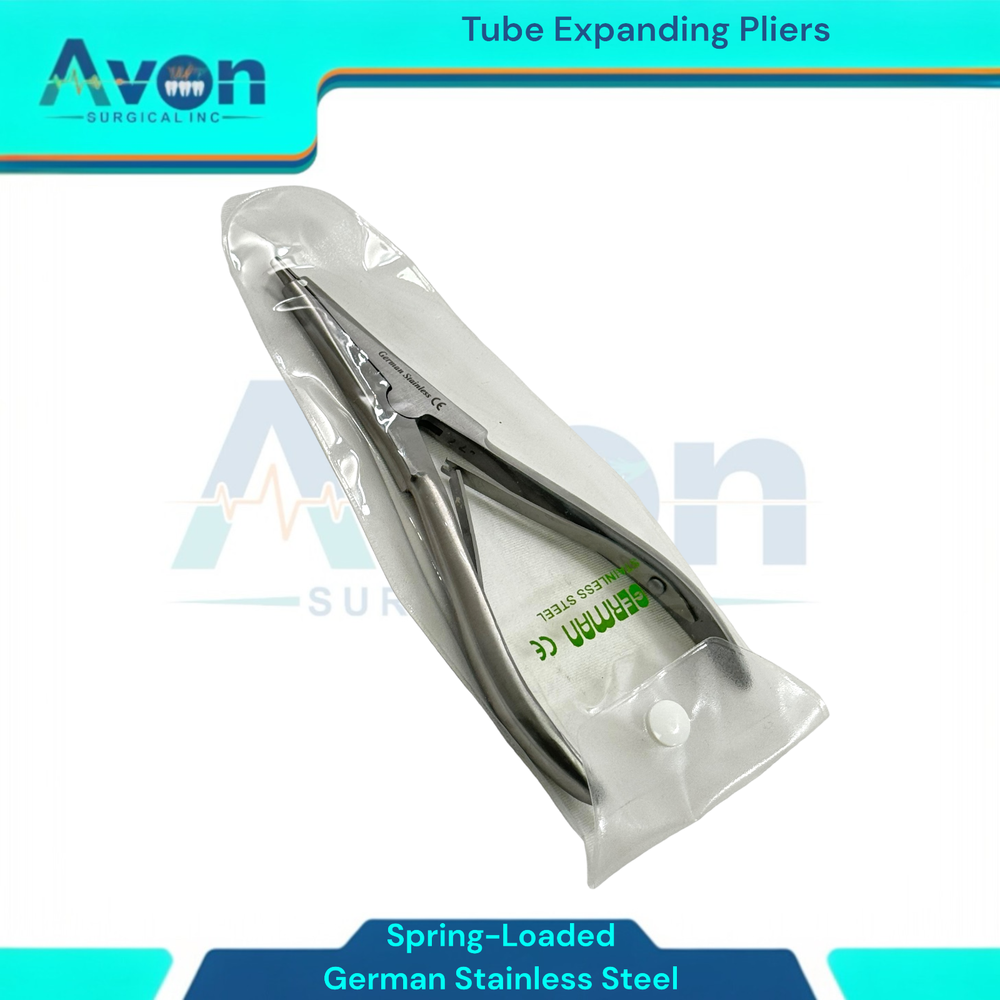 Multi-Function Tube Expanding Pliers, Hearing Aid Tubing Expander, Spring-Loaded