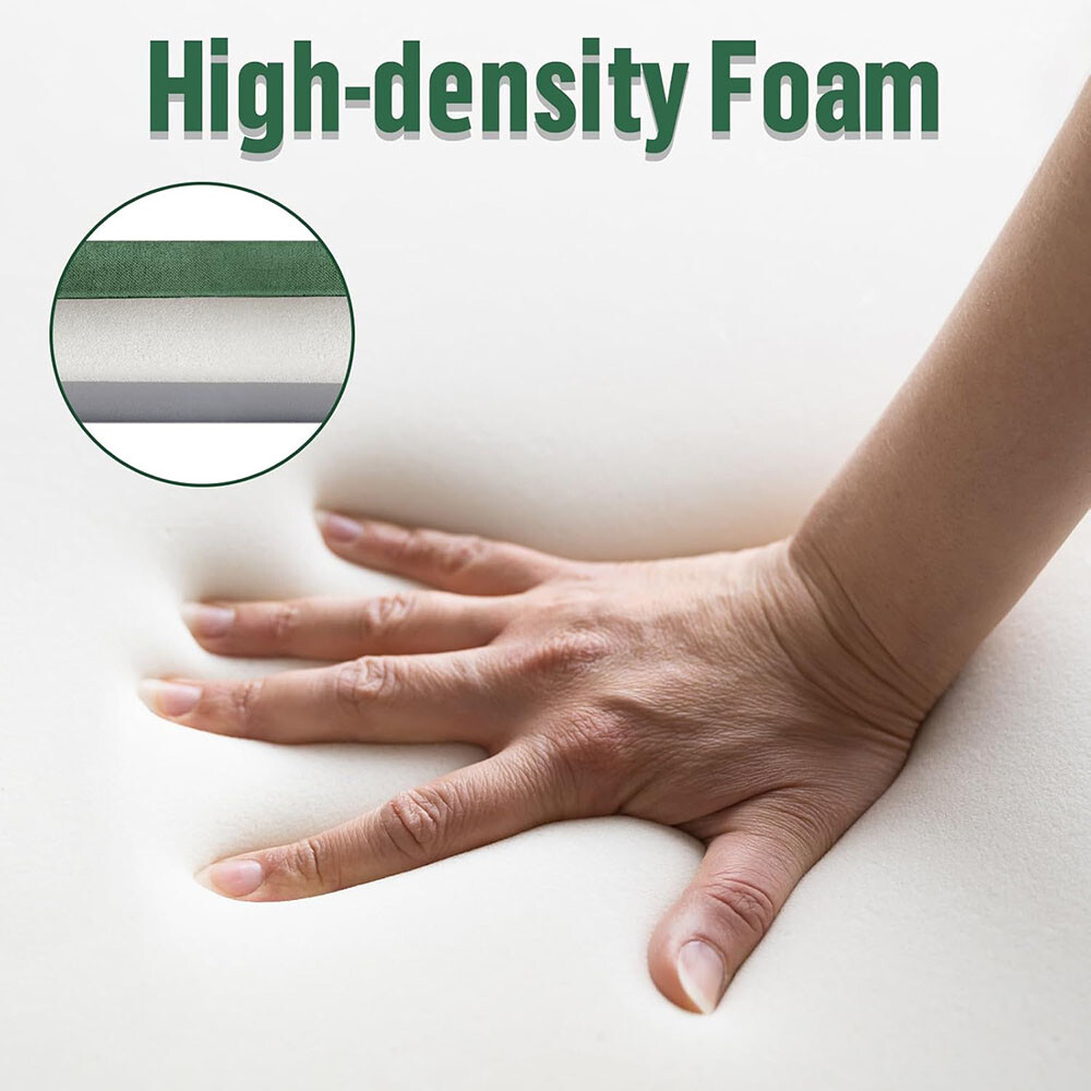 Camping Cot Mattress Memory Foam Pad Thick Comfort Filled Sleeping Pad