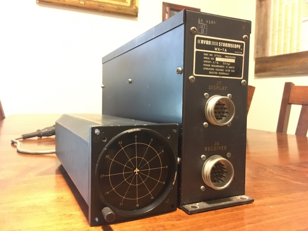 Ryan Stormscope WX-7A Display Processor Unit Avionics 377025