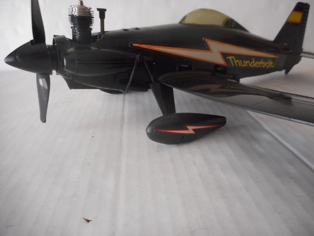 Cox Thunderbolt .049 Engine Powered Model Airplane Ex