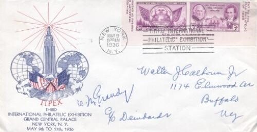 778a TIPEX SOUVENIR SHEET - Grandy Autographed a