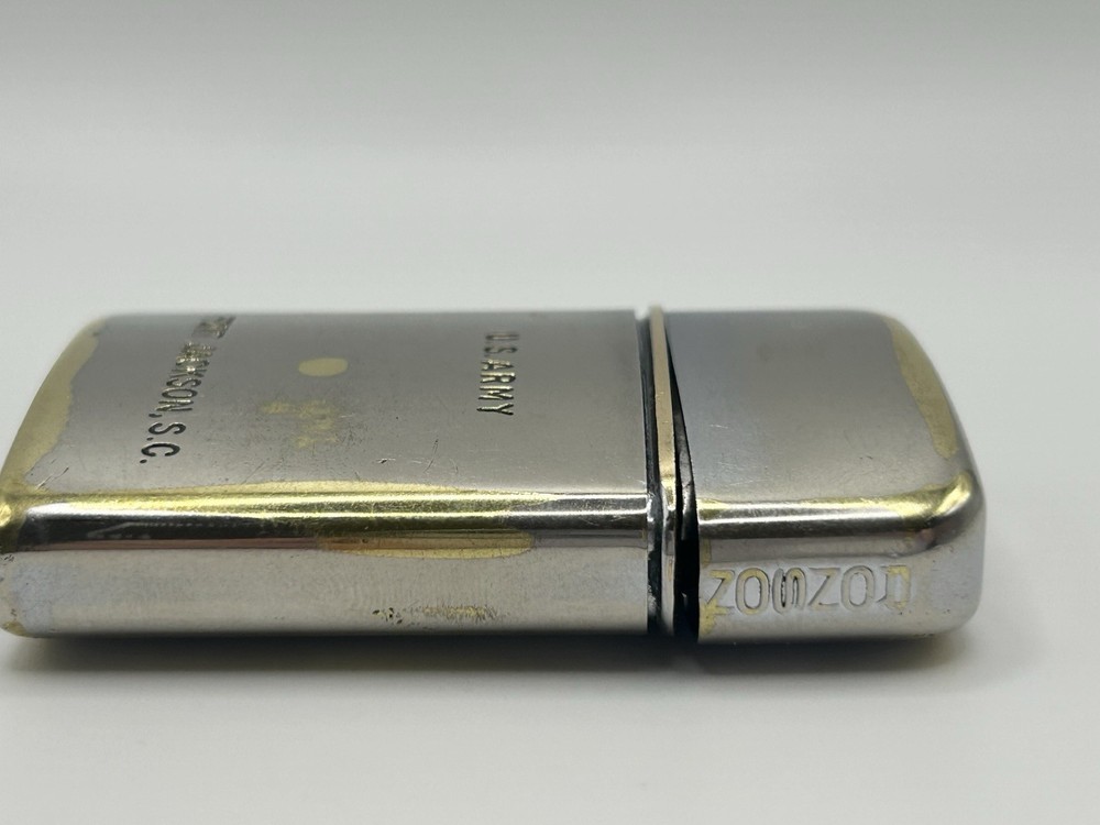 Vintage US Army Ronson Super WindLite Lighter Fort Jackson SC