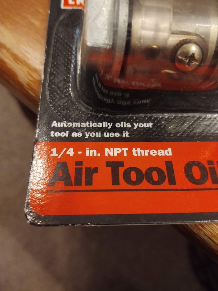 Craftsman Air Tool Oiler 1/4" NPT Thread 916309