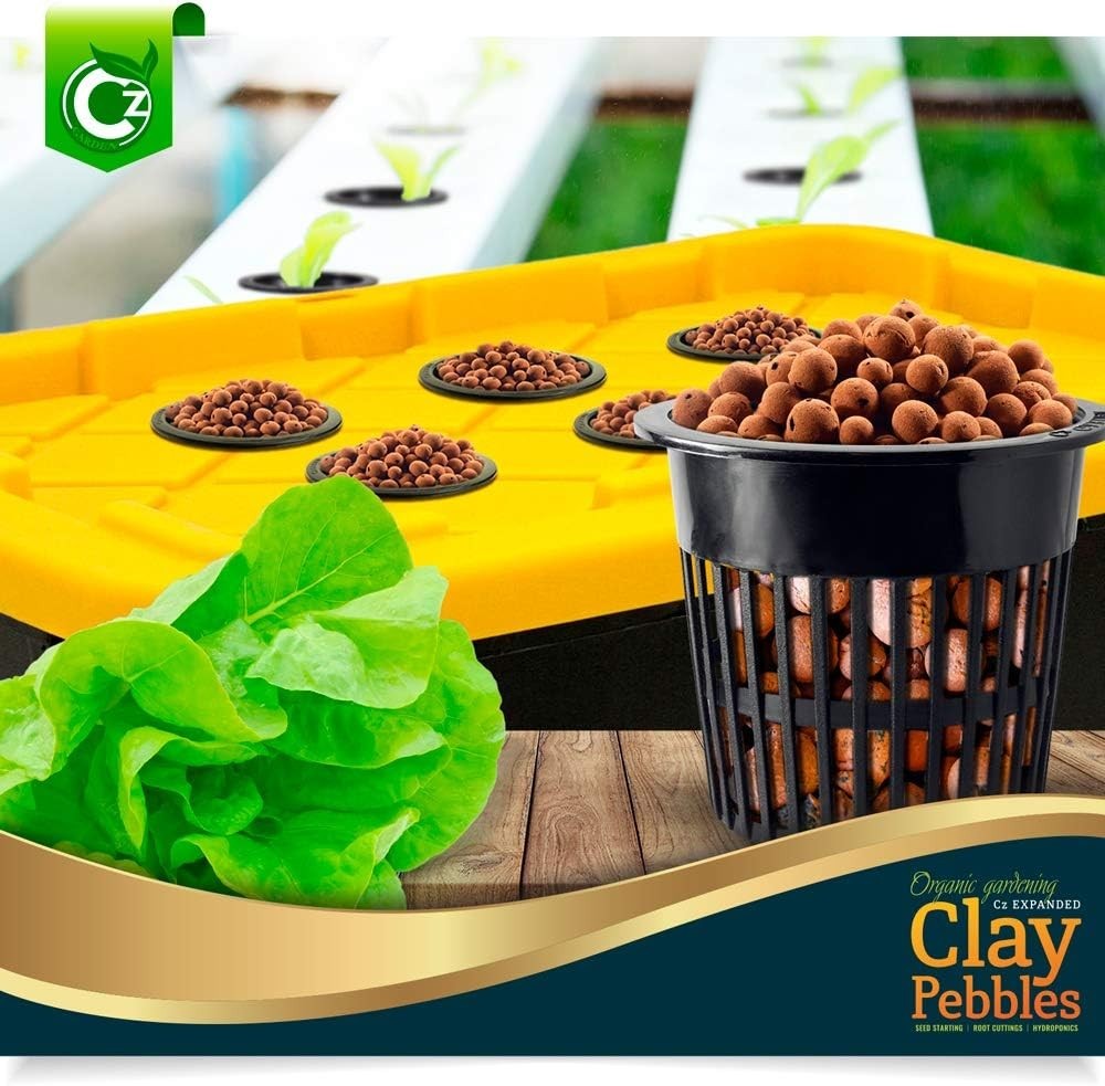 Expanded Clay Pebbles for Hydroponics Orchids Soil Conditioner 4lb