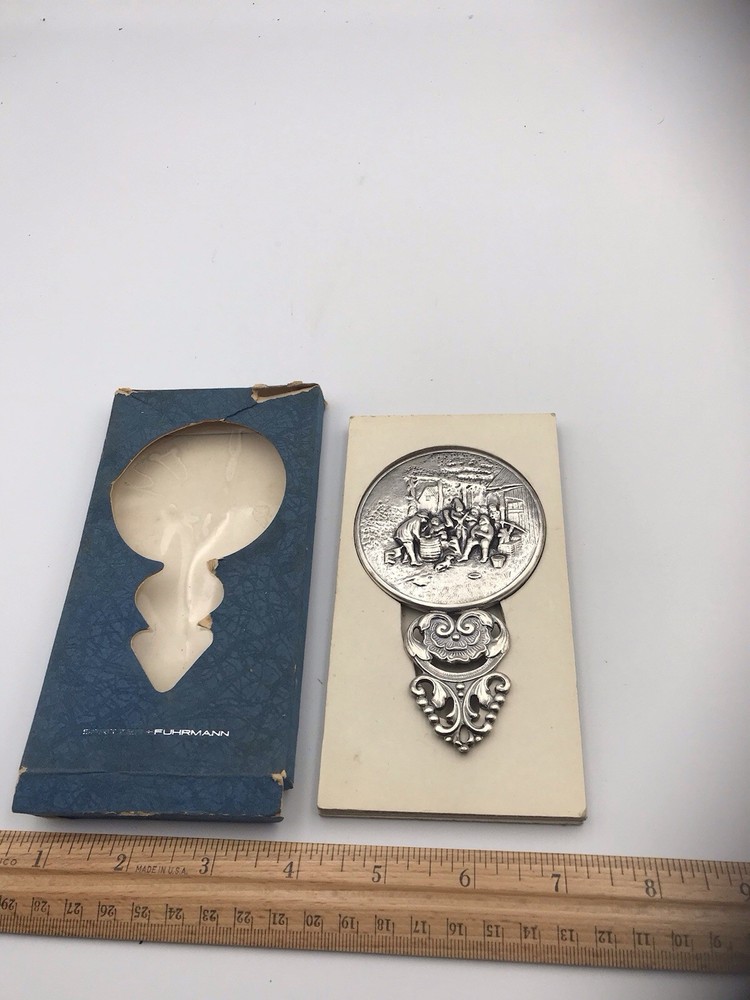 Vintage Danish Pocket Mirror Mint Condition