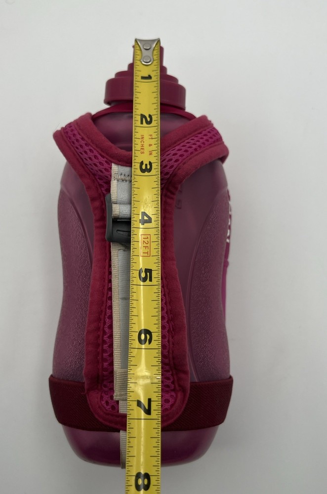 Nathan SpeedDraw Plus Pink Handheld Hydration Flask With Adjustable Strap