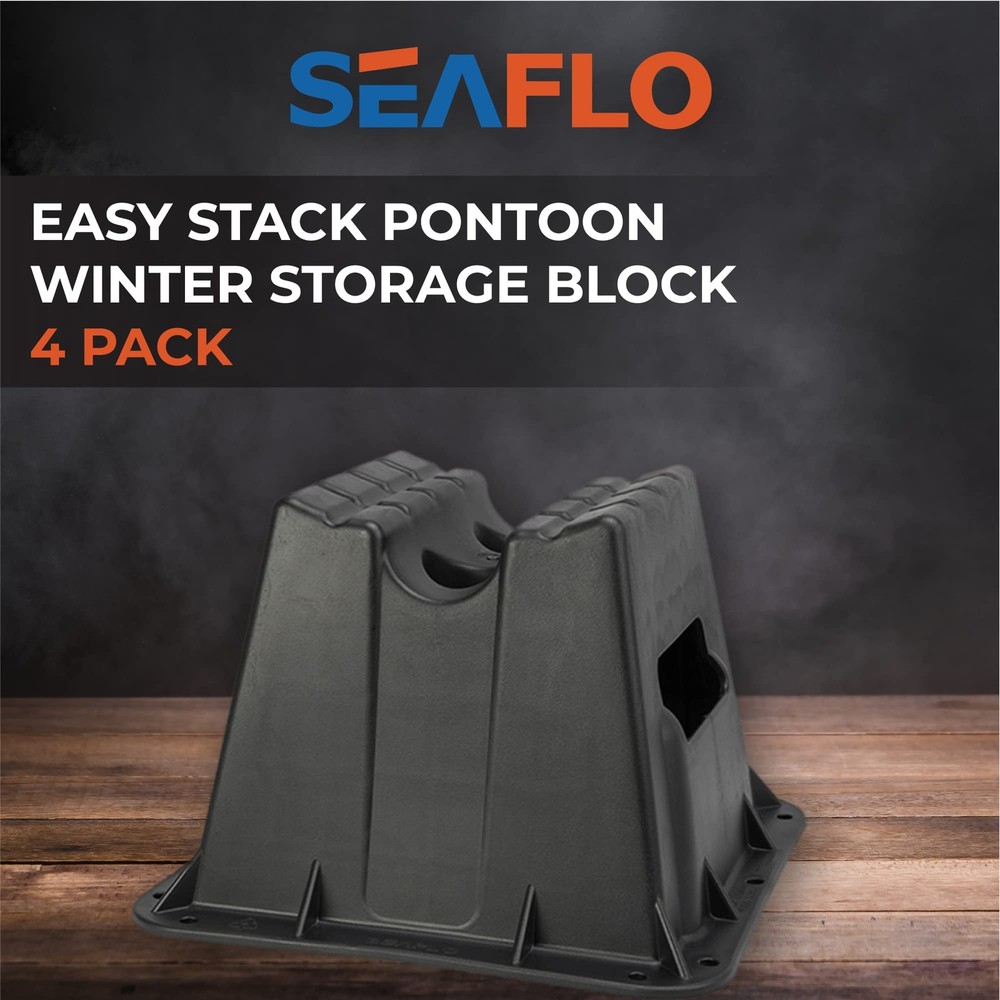 Pontoon Storage Blocks 4-Pack Heavy-Duty Blocks for Pontoon Boat Support Storage