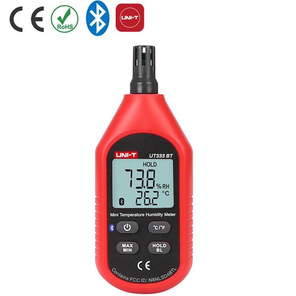 UNI-T UT333-BT Mini Temperature Humidity Meter LCD Display with Bluetooth iEN