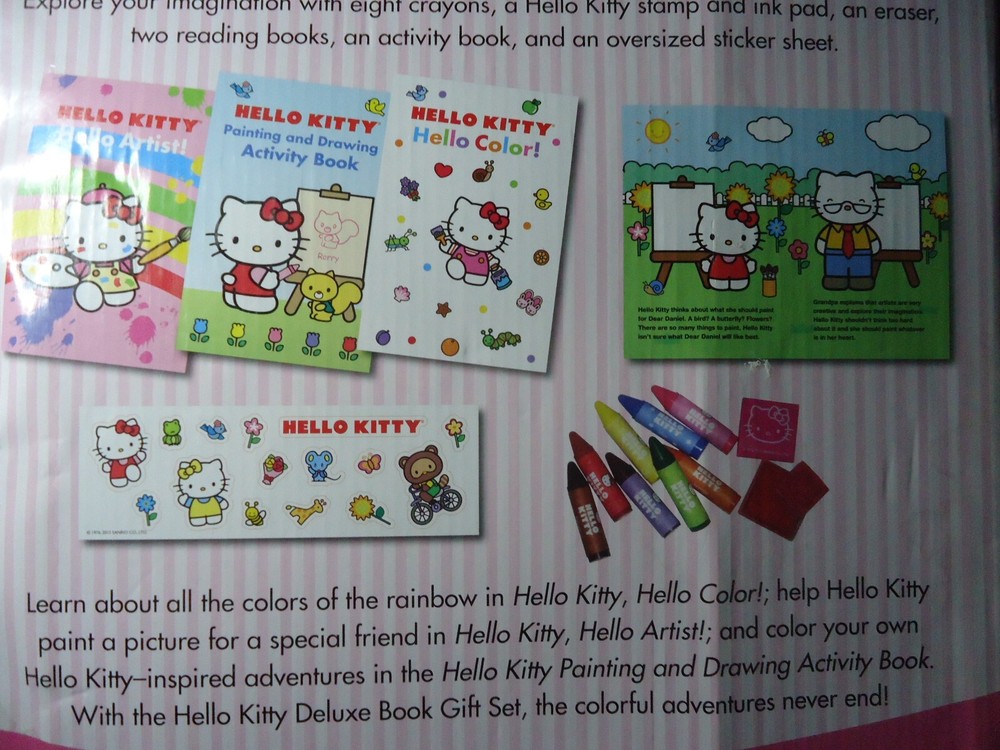 Hello Kitty Deluxe Book Gift Set Reading and Activities