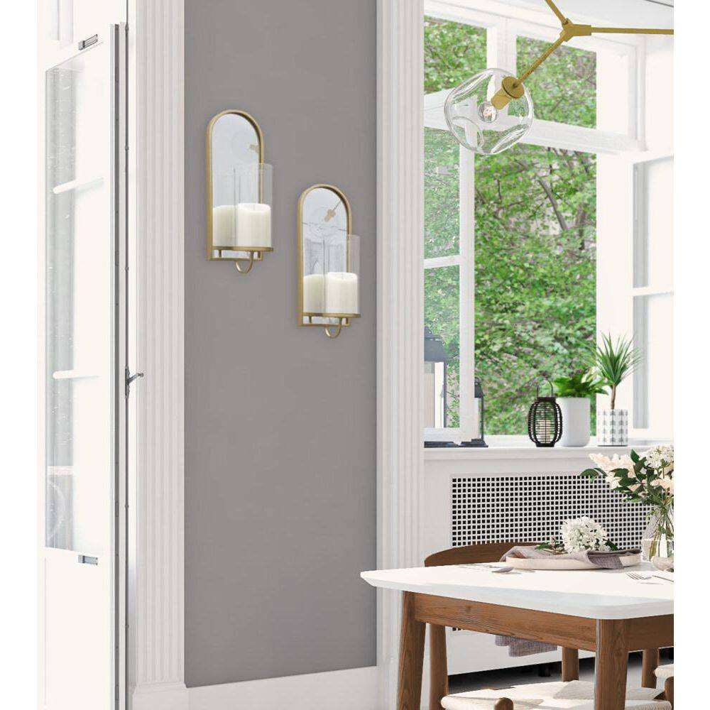 Ezerin Gold Candle Sconce