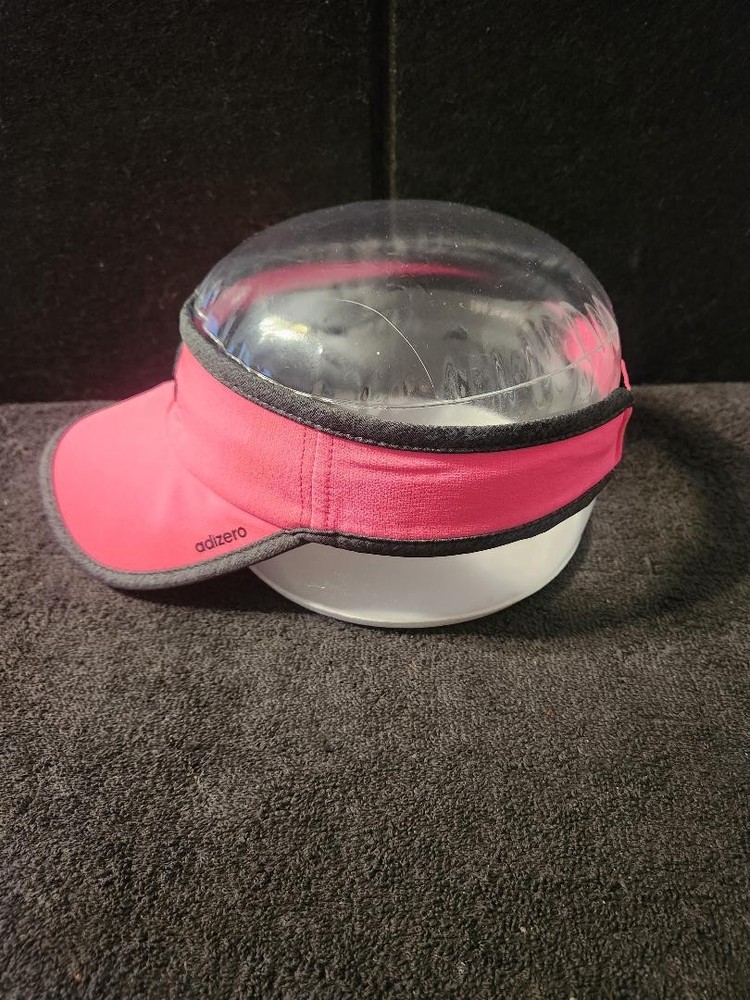 adidas Running Jogging adizero Climate Cool Pink Strapback Visor