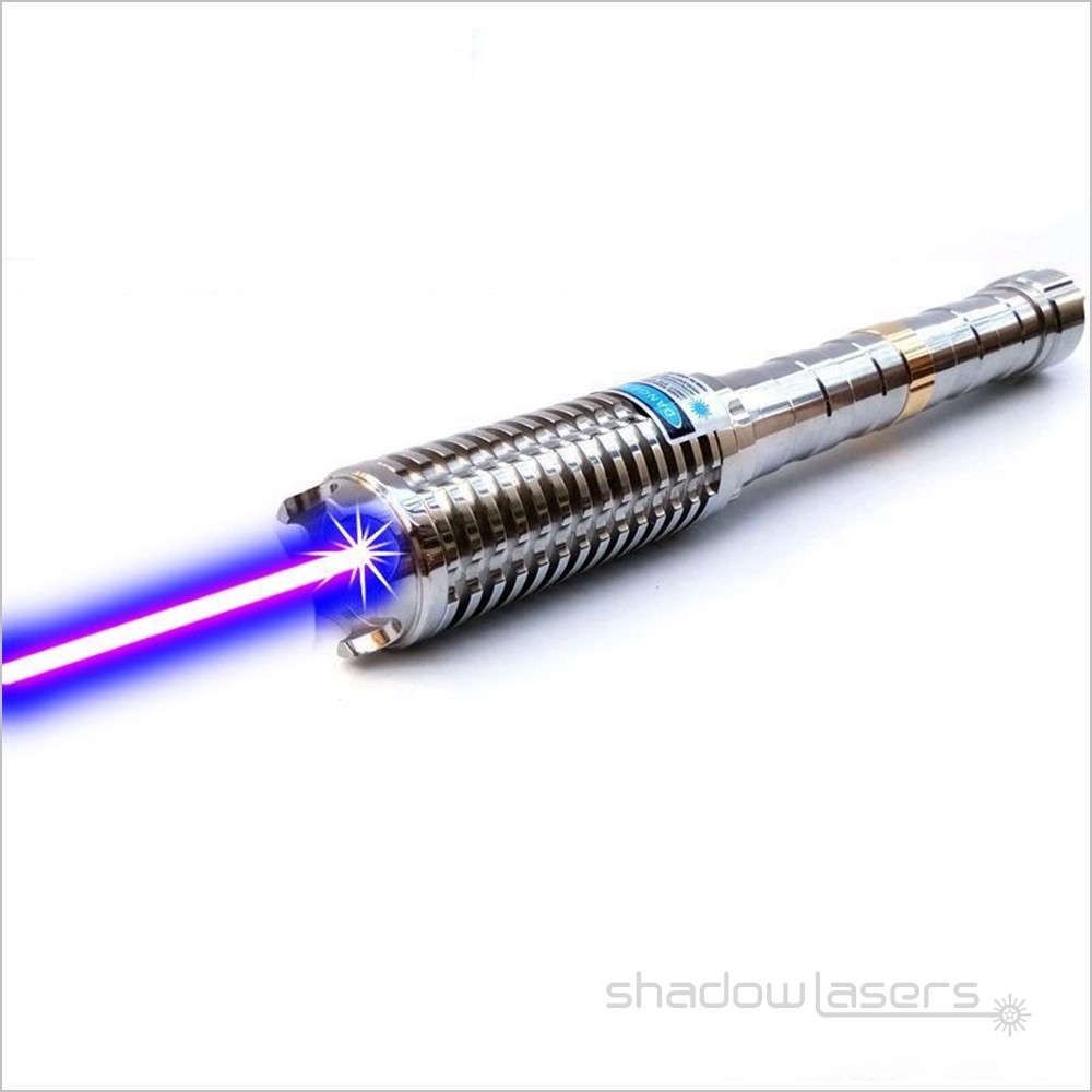 SPX9 Purple Laser Pointer Adjustable Focus 405nm Visible Beam Charer &AI Case