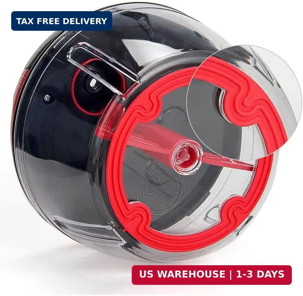 Multi-Functional Manual Food Processor,8 Cup Hand-powered Crank Chopper,Mincer B