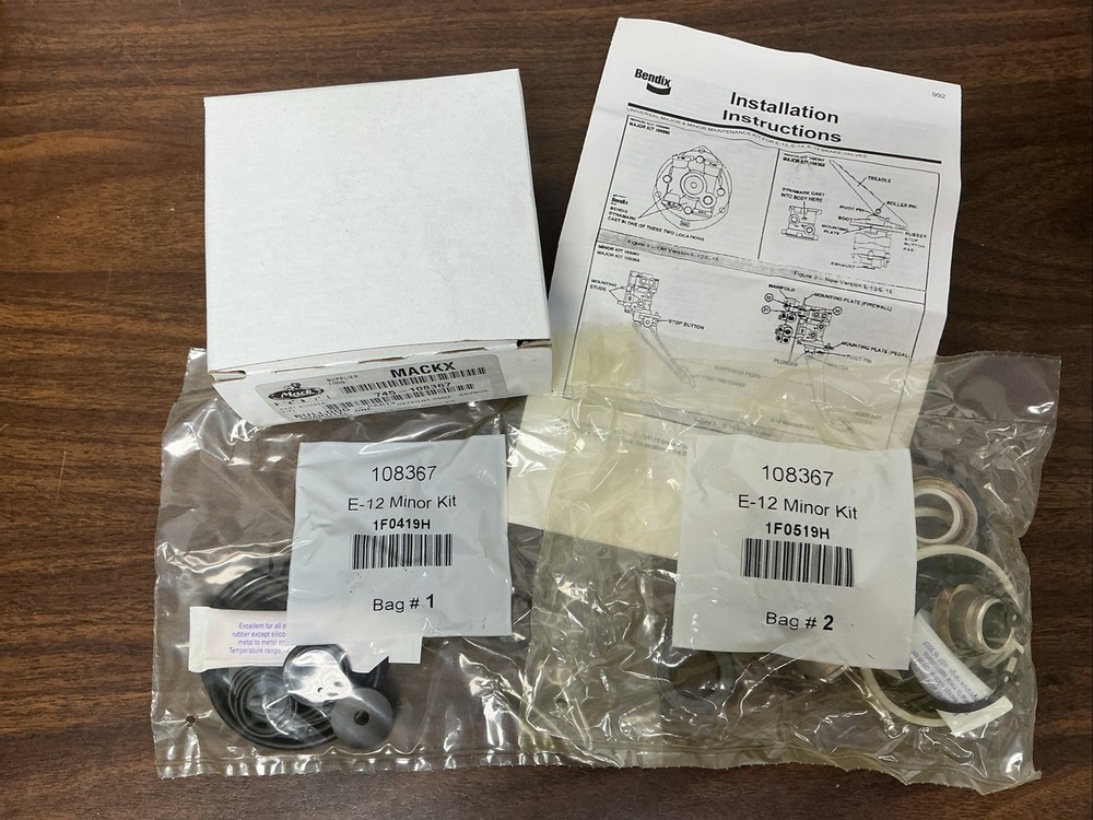 Bendix 108367 Air Brake Valve Kit