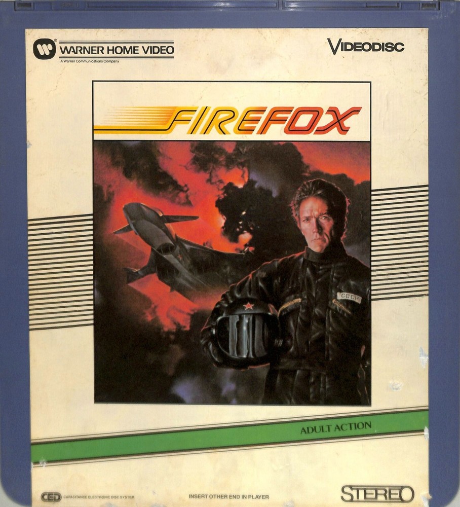 Firefox (1982) Vintage Double CED Videodisc