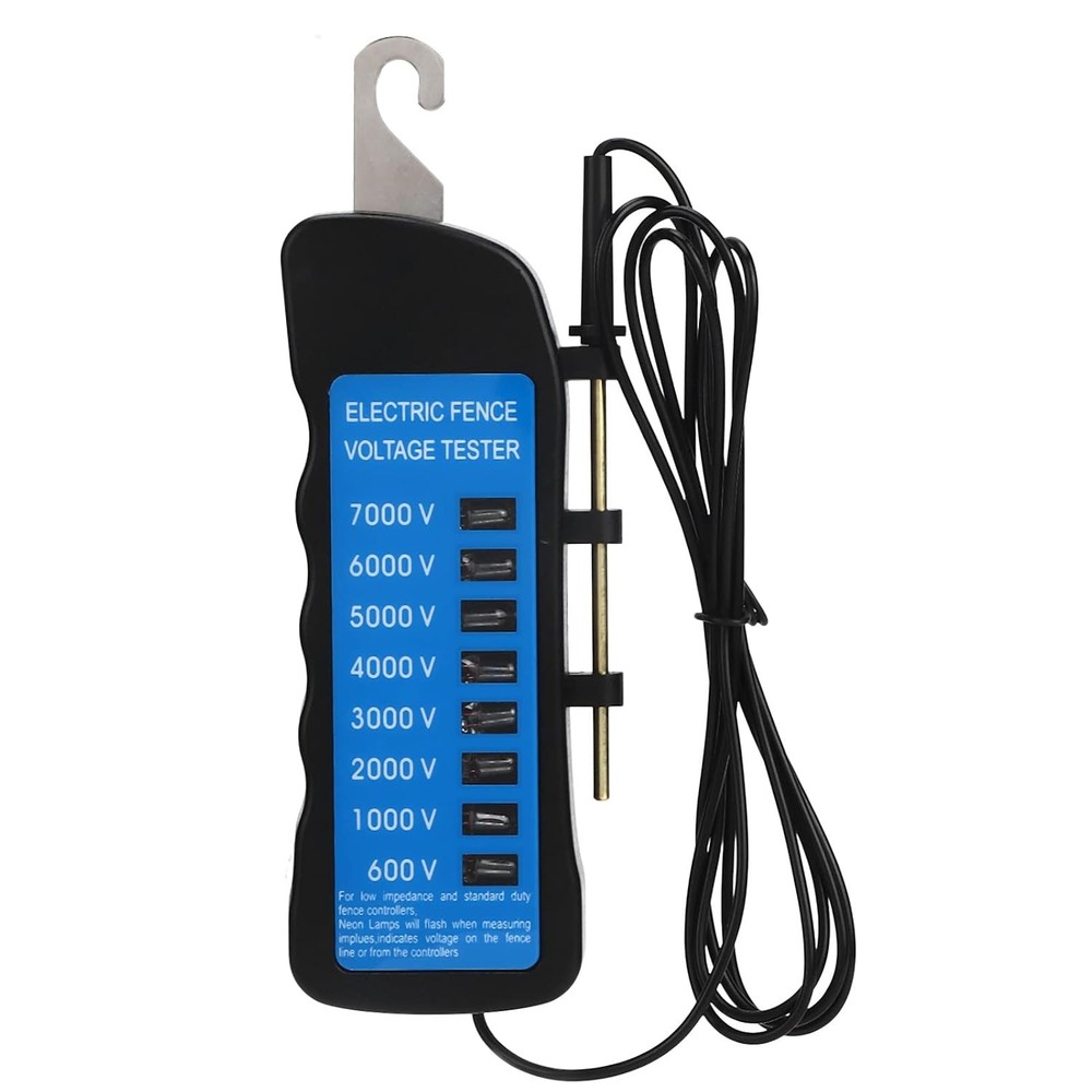 7000V Electric Fence Tester ABS Eight Light Indicator