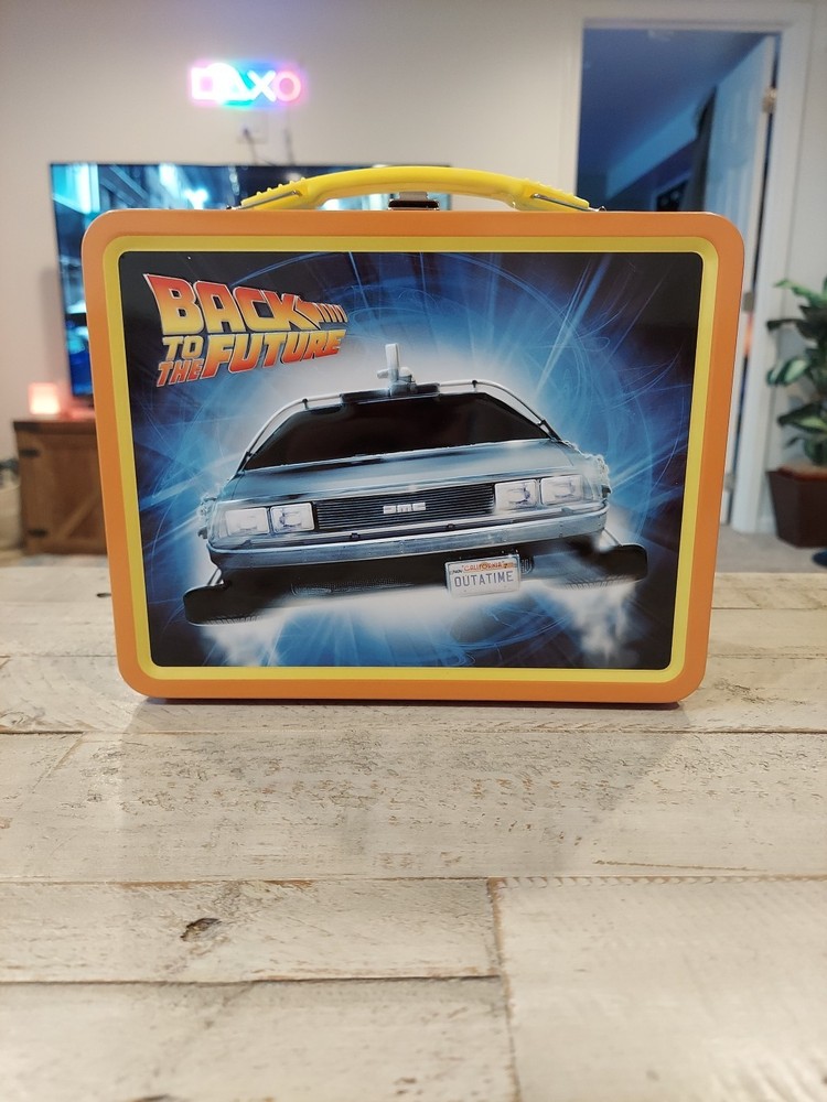 Back to The Future Gen 2 Fun Box - Sturdy Tin Storage Box with Plastic Handle