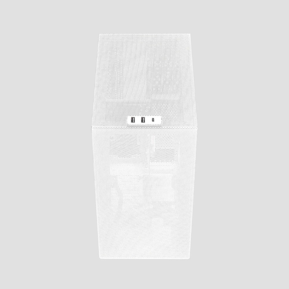 SSUPD Meshroom S V2 PCIe 5.0 Mini-ITX Mini Tower Computer Case - White