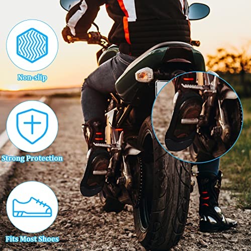 2 Pack Motorcycle Shoe Protector - Shifter Cover & Boot Protector for Men &