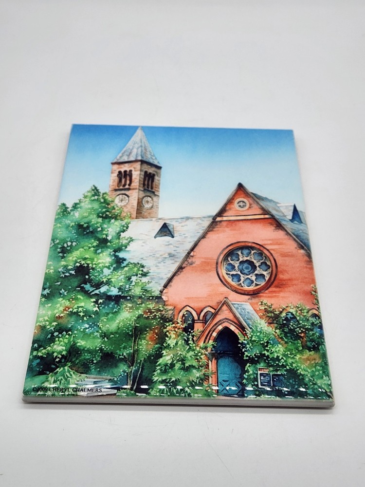 Cornell University Sage Chapel 2009 Cheryl Chalmers Ceramic Tile Wall Hanging