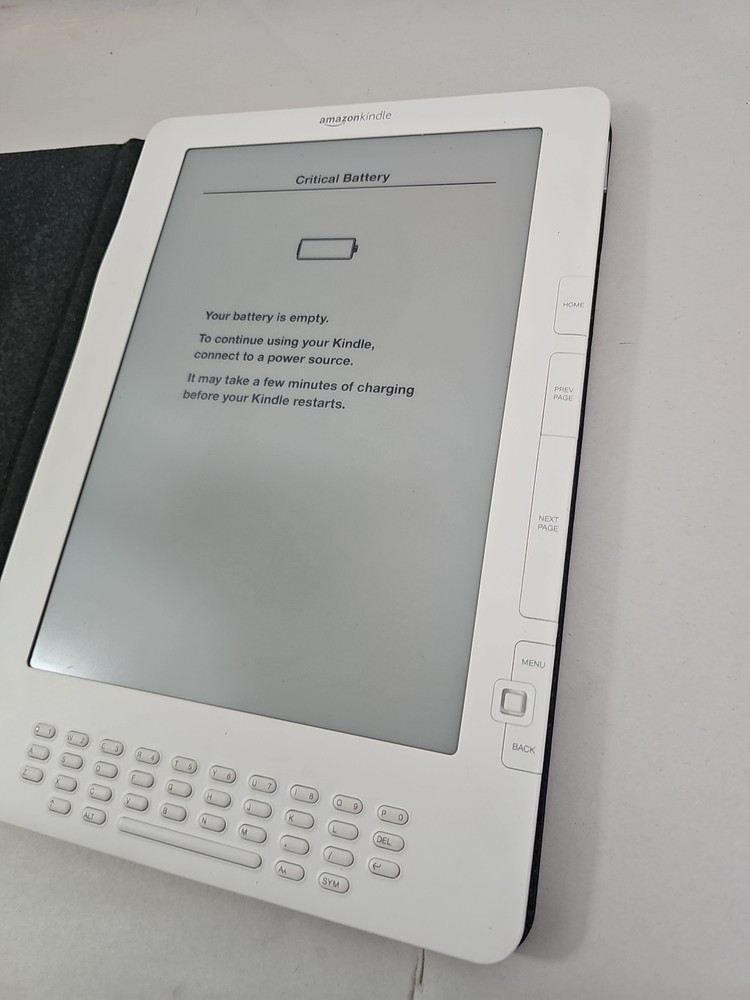 Amazon Kindle DX 2nd Gen Graphite D00801 Needs Power Cord
