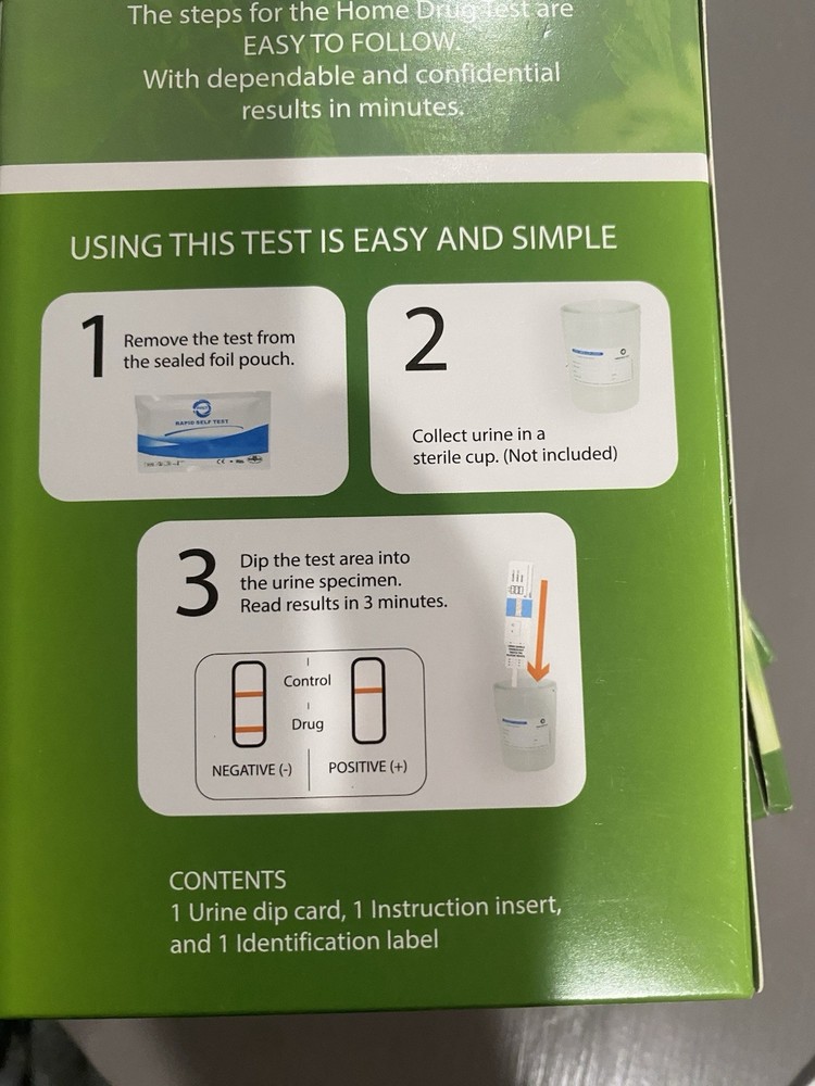 Marijuana home drug test - 4 Tests