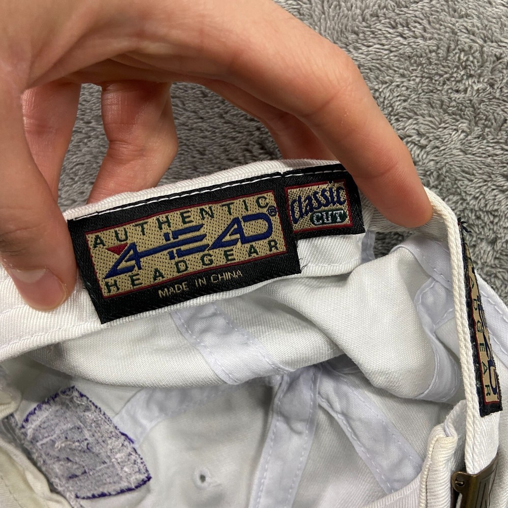 Northwestern Golf Alumni Course Hat Ahead Mid Fit Adjustable Ivory