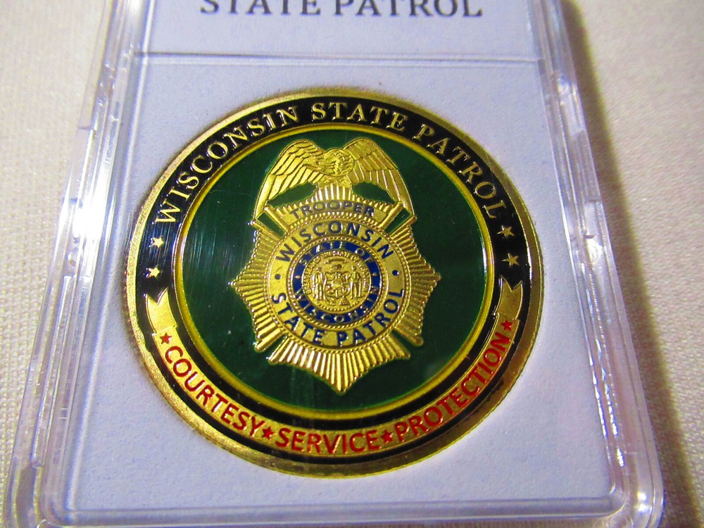 WISCONSIN STATE PATROL Challenge Coin