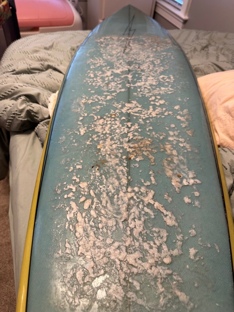 Vintage 1970’s Lightning Bolt Surfboard