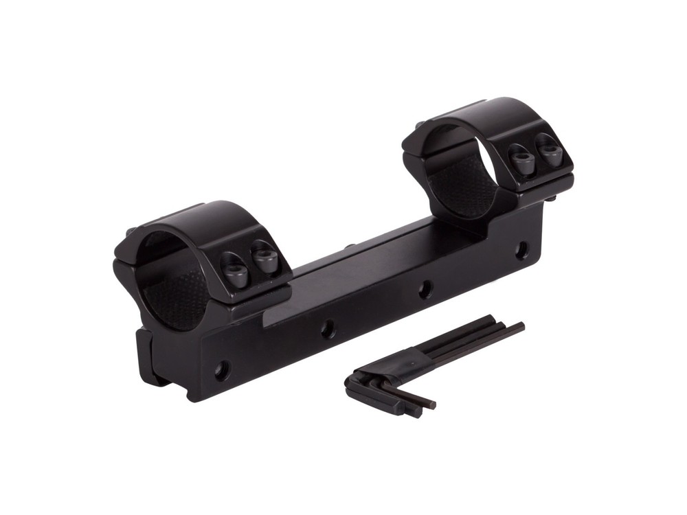 Hawke 1-Pc Mount, 1; Rings, 9-11mm Rail, Medium, Matte Black