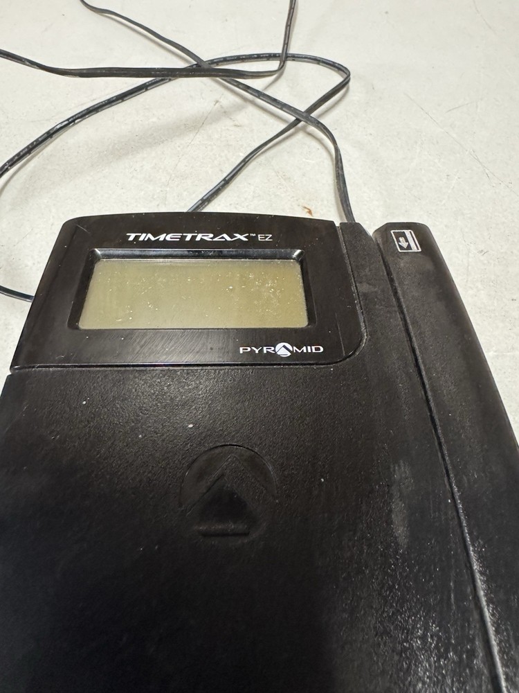 Pyramid TimeTrax EZ Time Clock w/ Power Adapter – Untested