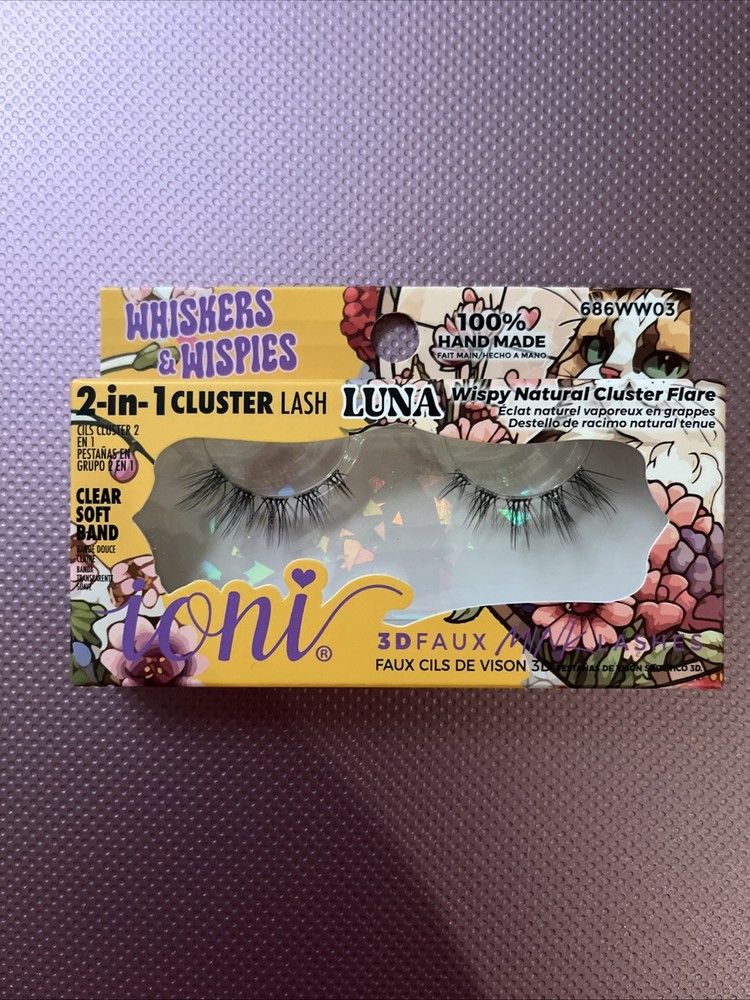 Ioni Whiskers & Wispies Luna Lashes 2pk
