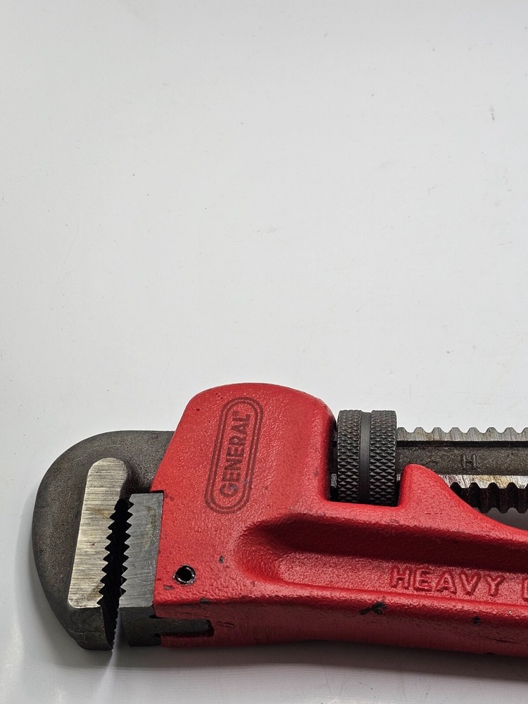 GENERAL Heavy Duty 14" Pipe Wrench Tool Adjustable Plumbing Unit