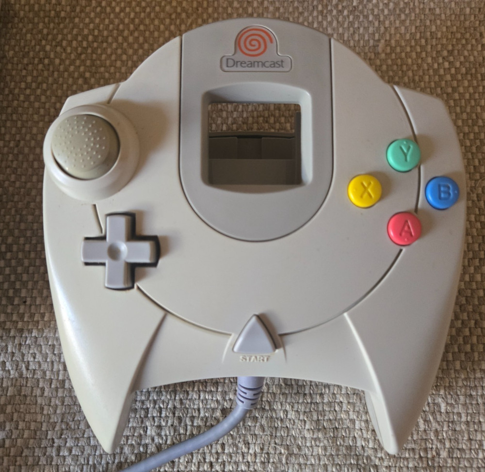 Official OEM Sega Dreamcast White Controller -FULLY TESTED-