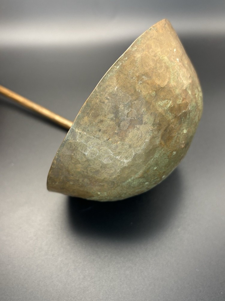 Vintage Hammered Copper Ladle 13” Long Handle 5” Cup