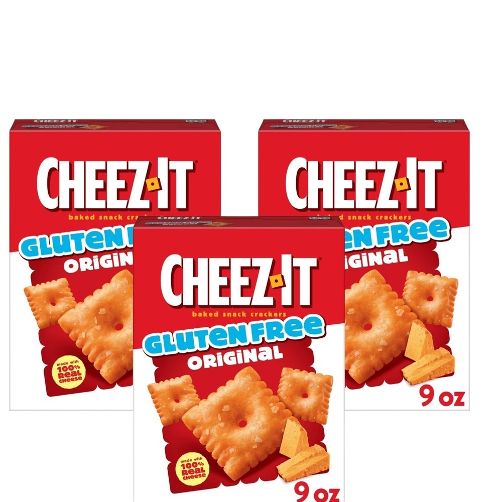 Cheez-It Gluten Free Snack Crackers - 9oz (3 pack)