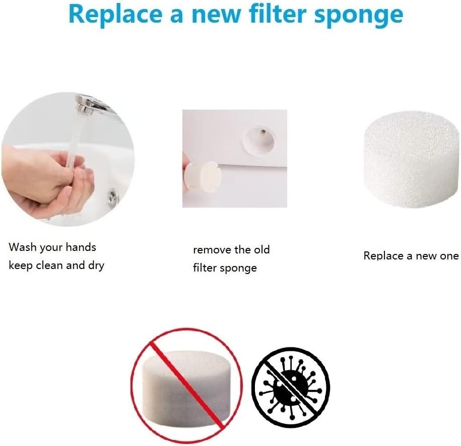 15 Pcs Replacement Air Filter Sponge for Compressor, Universal Size