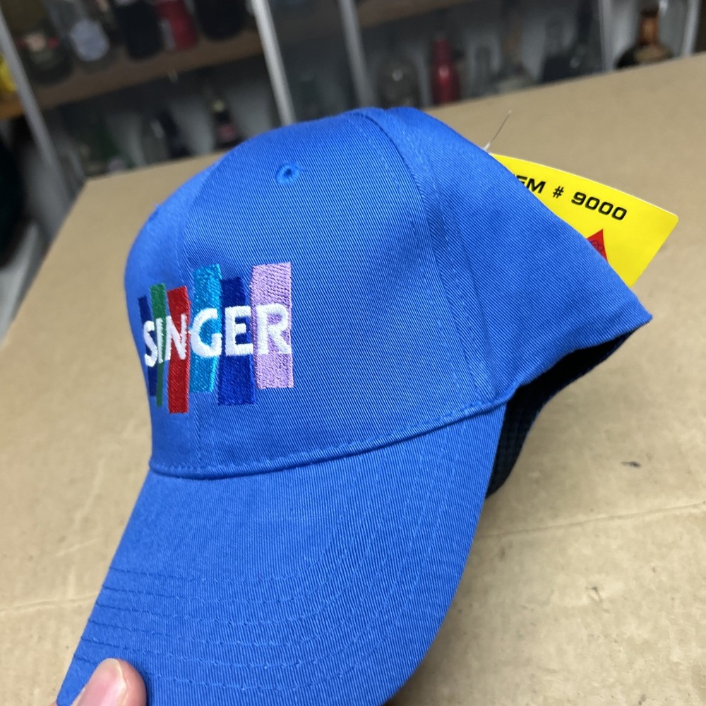 Vintage Singer Sewing Machine Hat AMC NWT