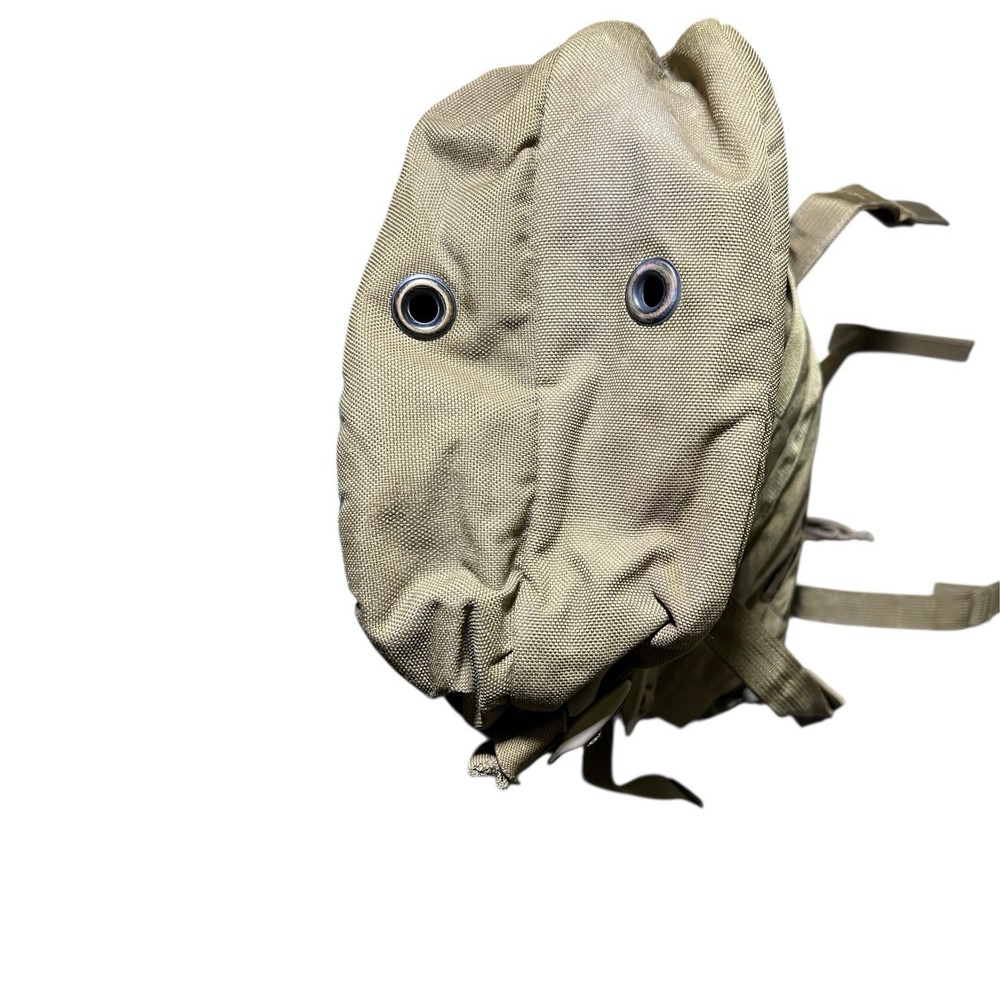 BACKPACK TREKKING COYOTE BROWN NYLON Canvas Hydration Holder