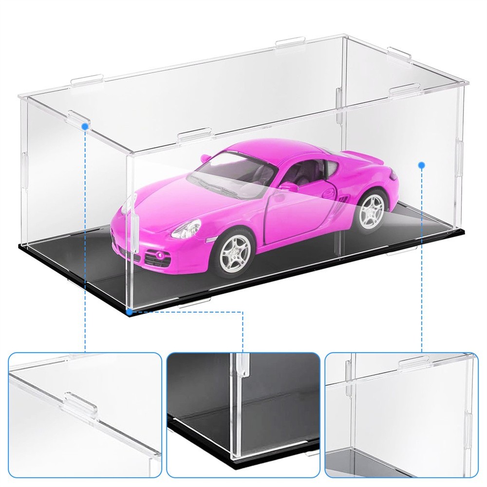 Acrylic Model Car Display Case 1: 24 Scale Clear diecast Display Boxes