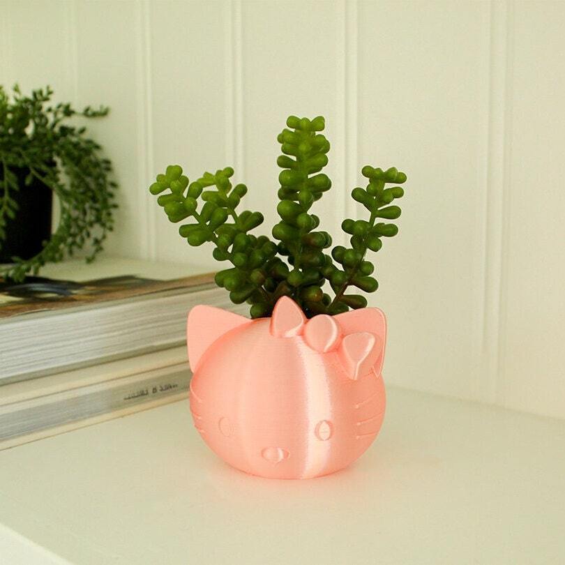 Hello Kitty Cat Kitten Succulent Planter Vase