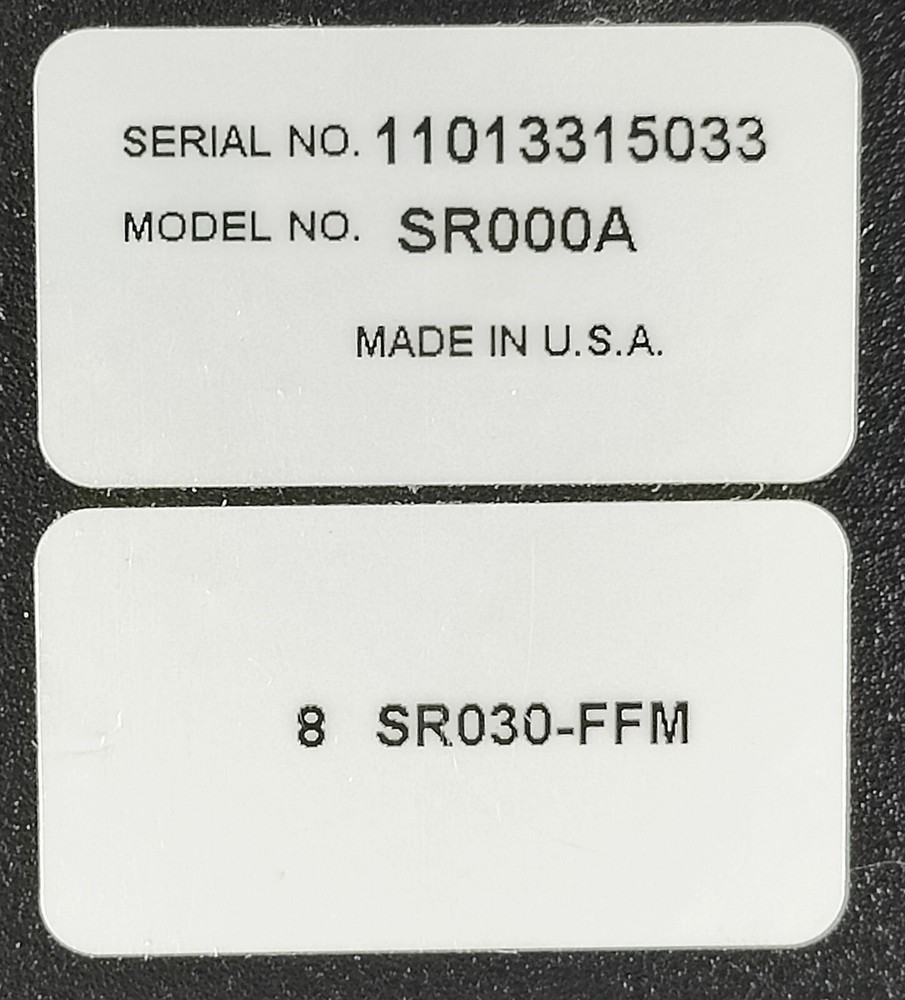 Black Box SR000A SR030-FFM Electrical Retainer Switch Box