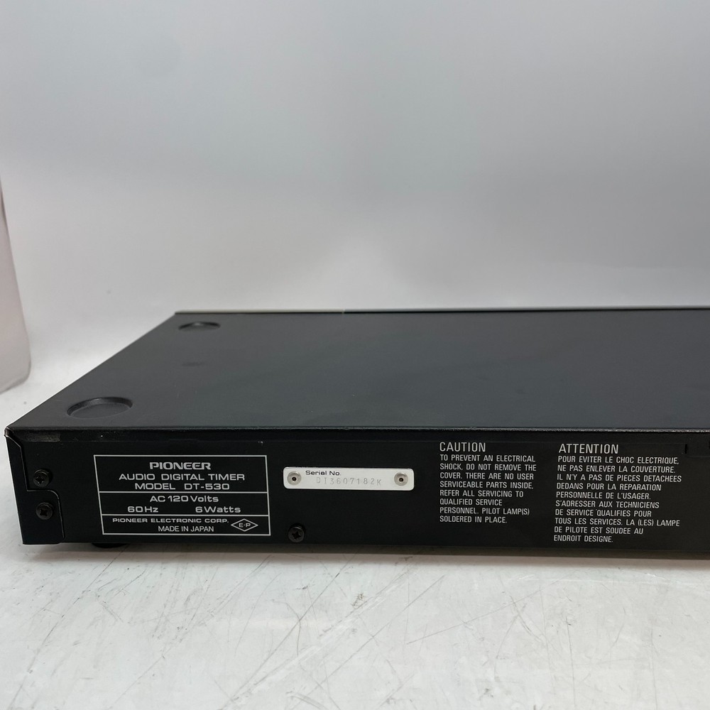 Pioneer DT-530 Audio Digital Timer POWERS ON TESTED