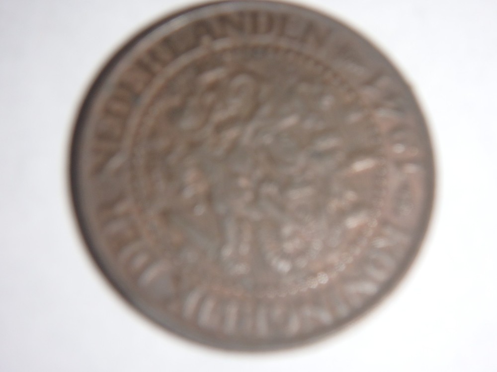 1941 Netherlands 2 1/2 Cents Coin