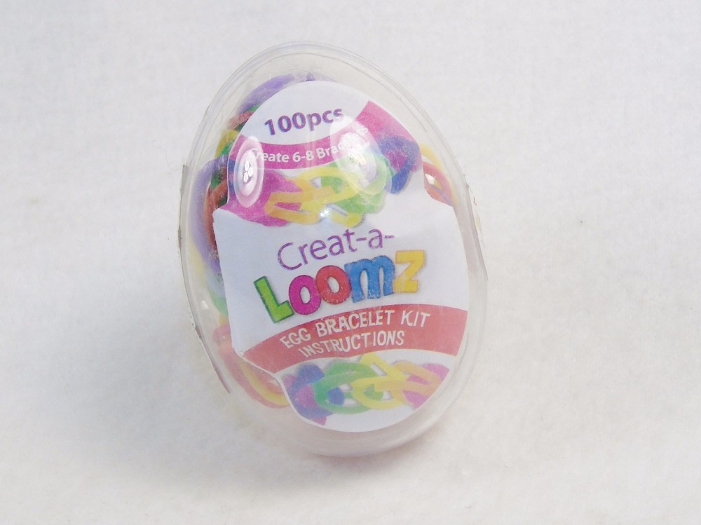 Easter Egg Bracelet Kit ~ 4 Eggs/400pc ~ Makes 24 Colorful Fun Bracelets!