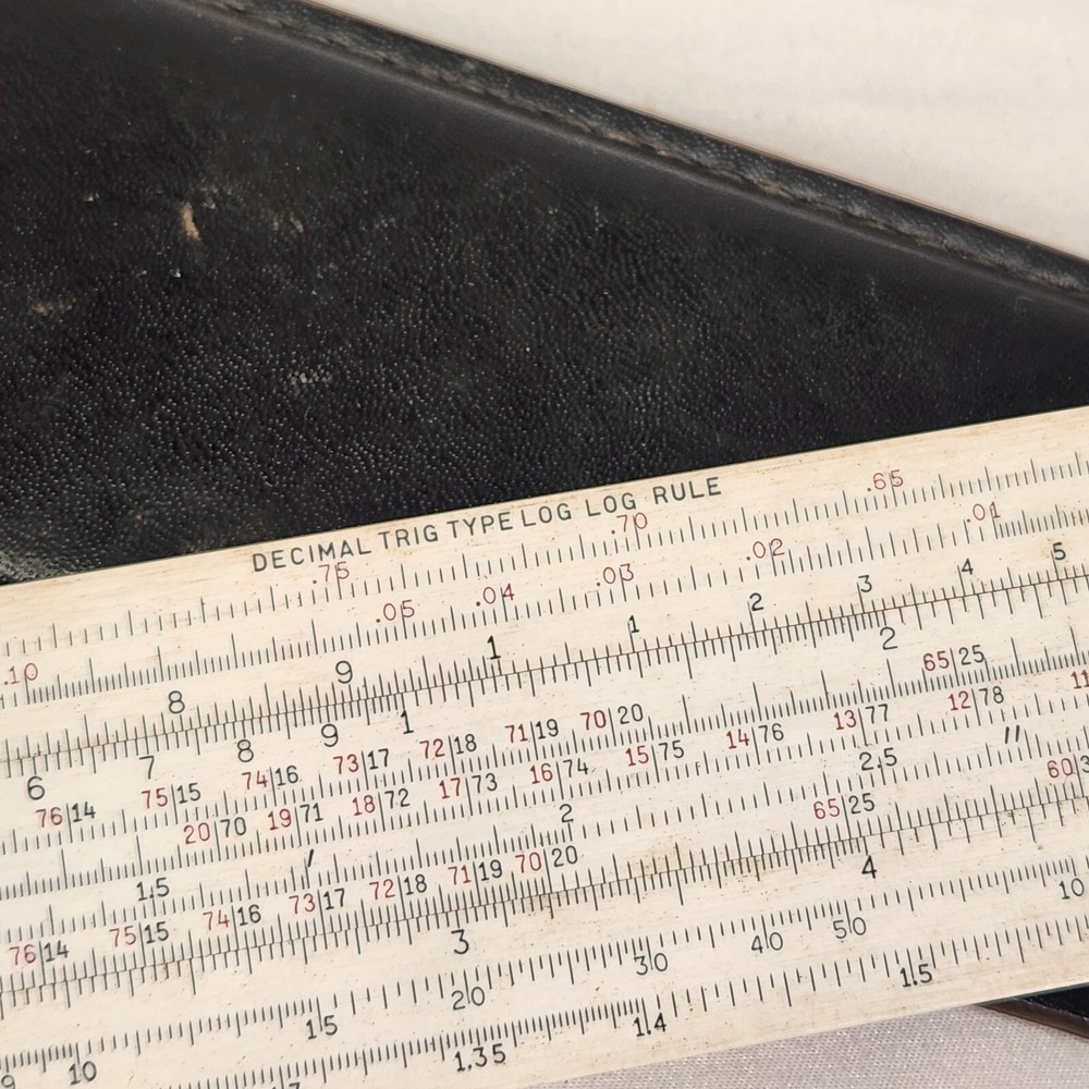 Dietzgen Slide Ruler Polymath Multiplex Decimal Trig Type Log Rule VTG