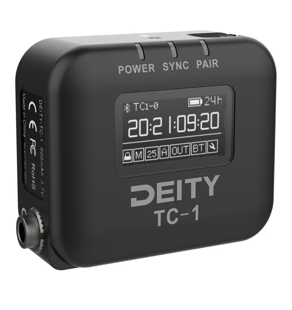 Deity TC-1 Timecode Box Generator 3-Pack Wireless Bluetooth 5.0 3.5mm Lock - USA