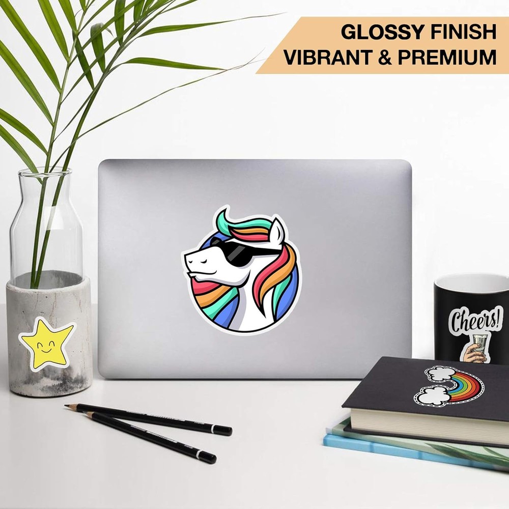 HTVRONT Printable Vinyl for Inkjet Printer & Laser Printer Glossy White 8.5"x11"