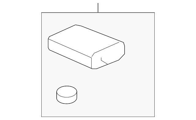 Genuine Acura Keyless Entry Transmitter 72147-TK4-A71