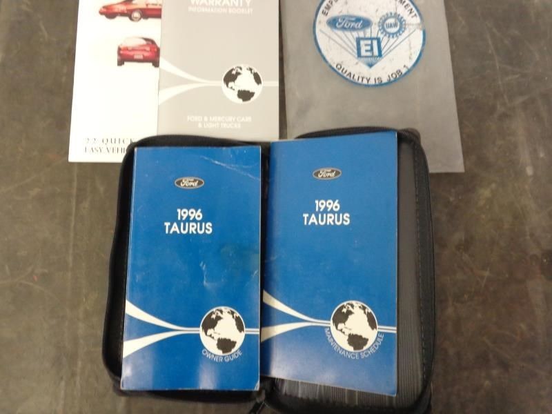 TAURUS 1996 Owners Manual